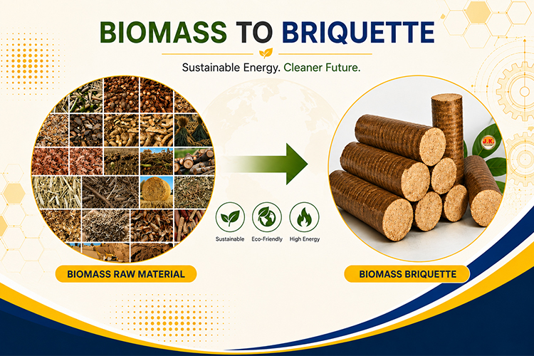 Biomass To Briquette